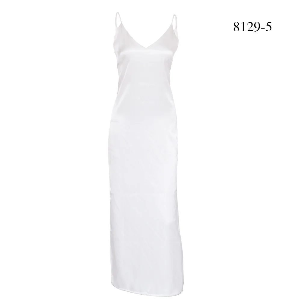 

Solid Color Casual Summer Dress 2019 New Women Spaghetti Strap Dress Elegant Black Streetwear Sexy Fashion Blue Party Dress