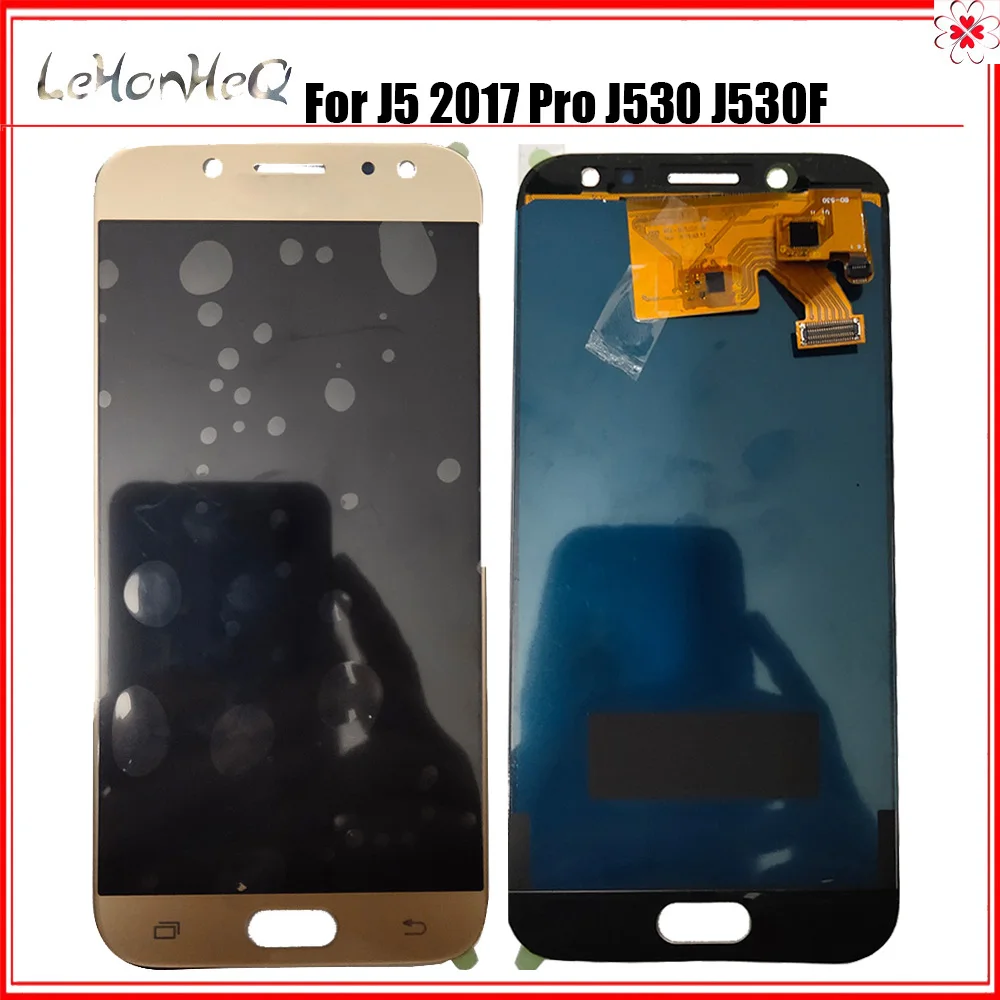 

For Samsung J5 2017 Pro J530 J530F SM-J530F LCD Display Touch screen Digitizer Assembly Adjust Brightness LCD For Samsung J530M