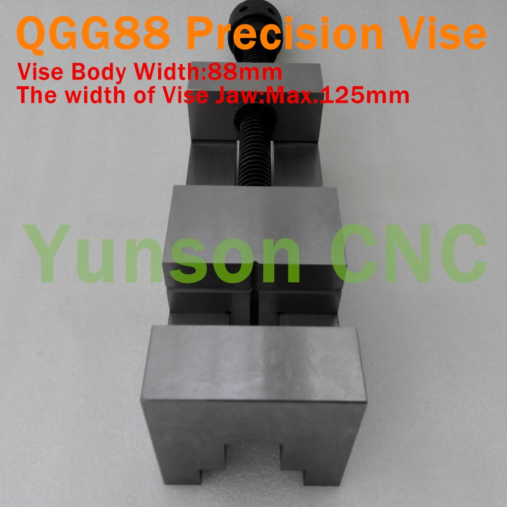 

QGG88 3.5" Manual Precision Tool Vise Vice Width of Vice Jaw Max.125mm for Precision Inspection/Measurement/Grinding and EDM