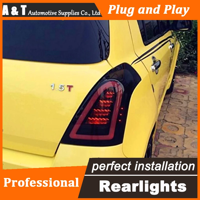 

Car Styling LED Tail Lamp for Suzuki Swift Taillights 2005-2014 Swift Rear Light DRL+Turn Signal+Brake+Reverse auto Accessories