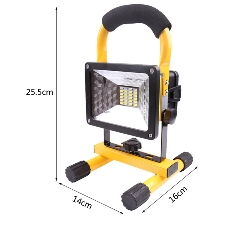 

Rechargeable Portable LED Floodlight 30W Security Outdoor Work Light Lamp GHS99