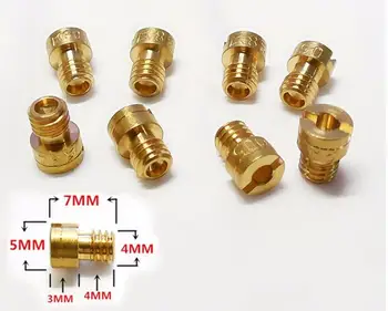 

Motorcycle Keihin carburetor CVK24 ~ 26 GY6-50~80 PZ19 main injectors nozzle thread 4MM (choose your size) 12 main jet $ 10.99