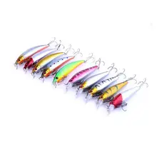30pcs/lot Fishing Lures Set Crank Baits Mini Crankbait 3D Fish Eye Synthetic Lure Bait with Feather Lifelike Siumlation Faux