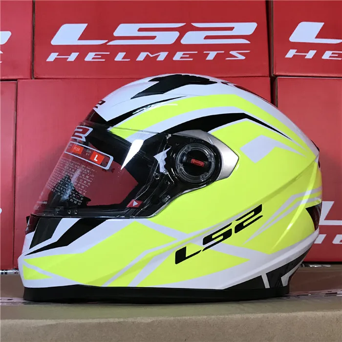LS2 классический Capacetes полный уход за кожей лица шлем для мотогонок Защитное снаряжение - Цвет: 13