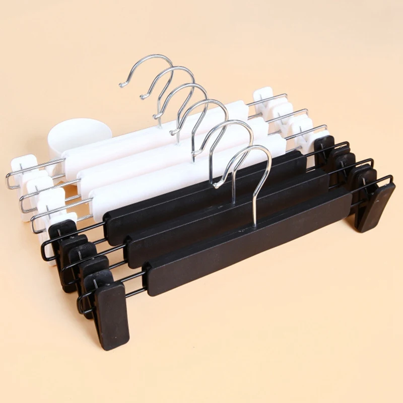 

Plastic Matte Non-slip Pants Rack Pants Clips Clothes Coat Skirt Dress Blouse Metal Hangers Hooks Household Multifunction Hanger