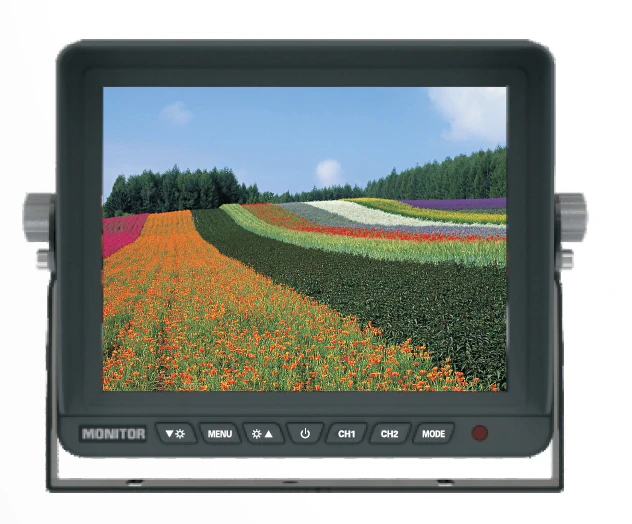 

super 8inch Digital display car screen monitor 12-24v two video input+ 800x600 +Back Light led for safe video camera parking
