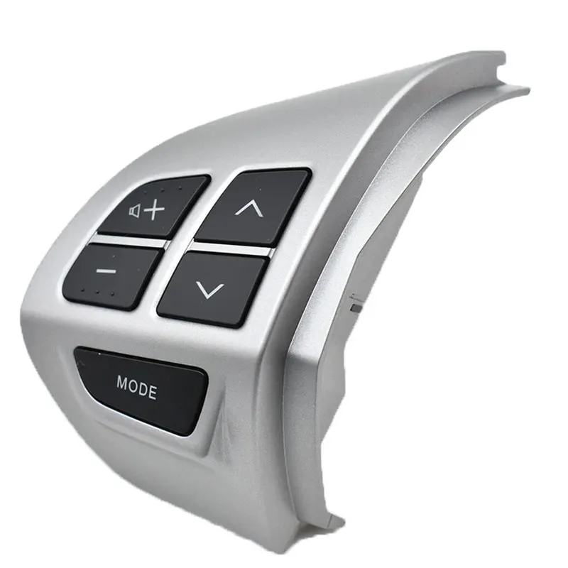 Botones de control de volante con cables botones plateados para Mitsubishi ASX 2007-2012 Outlander Botones de control de volante con cables botones plateados para Mitsubishi ASX 2007-2012 Outlander