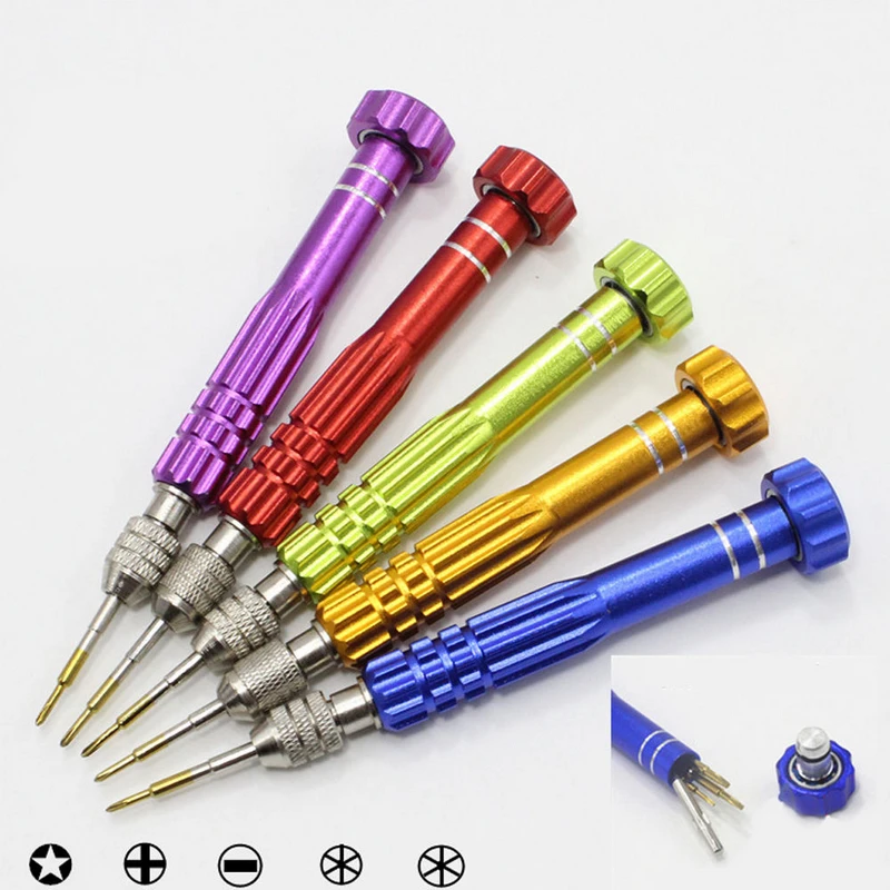 1set 5 In 1 Pentalobe Disassemble Repair Open Tool Screwdrivers Kit Set for iPhone