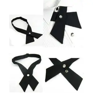 

2016 New Fashion Adjustable Cross Tie Design Men's Women's Bowtie Unisex Wedding Bowtie 6 Colors