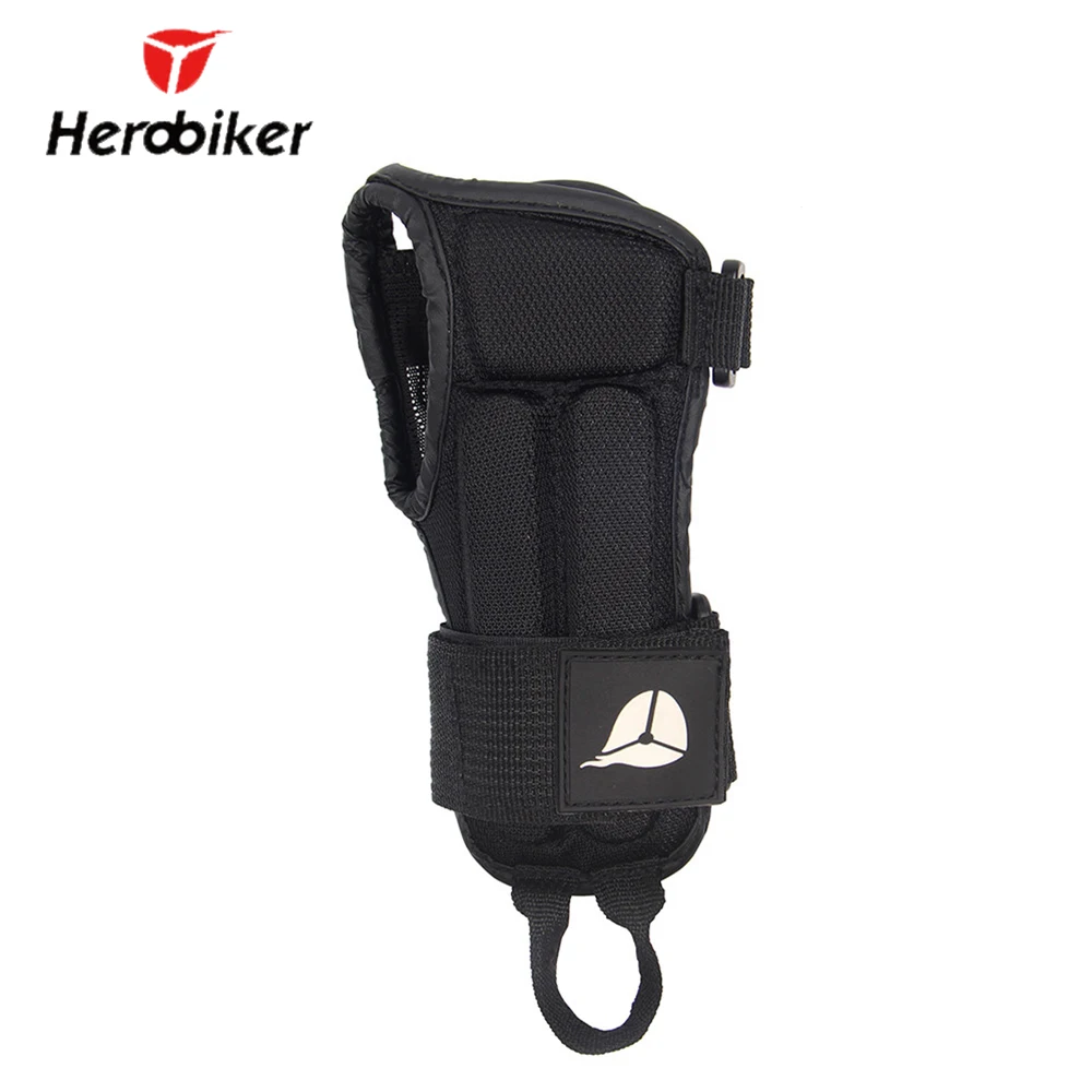 HEROBIKER защита запястья Катание на коньках сноуборд катание на лыжах Armguard регулируемая поддержка запястья защита рук ладонь мягкая защита рук