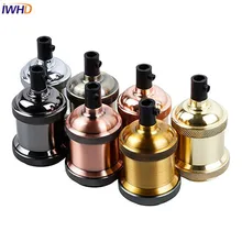 IWHD 2 шт. Винтаж Edison E27 держатель, лампа в ретро-стиле с цоколем винт лампы база для подвесной светильник промышленного ретро фитингов