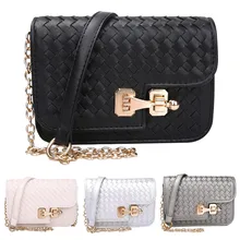 Brand Small Women Messenger Bag Kintting Luxury Sweet Girl Shoulder Bag Lady Mini Crossbody Bag Fashion Women Bag