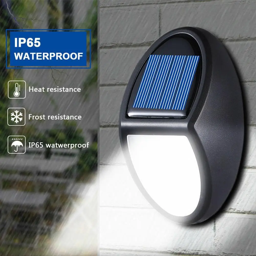 

10 LED Solar Light Control Lamp Outdoor Waterproof Solar Motion Sensor Wall Light Security Lighting with Easy Install for Patio