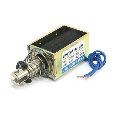 

DC12V 800g/10mm Pull Typed Plunger Return 2-Cable Solenoid Electromagnet