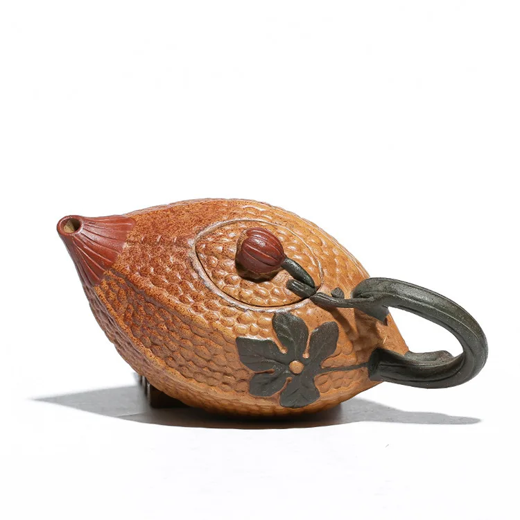 Необработанная руда темно-красный эмалированный керамический чайник Jin Lin Seed Balsam груша имитирует старый чайник украшение чайник мастер нижний деньги