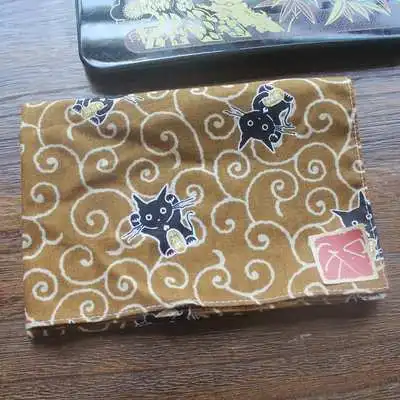 Мужской платок furoshiki хлопок /японский стиль с принтом 35 см/много использования - Цвет: 34