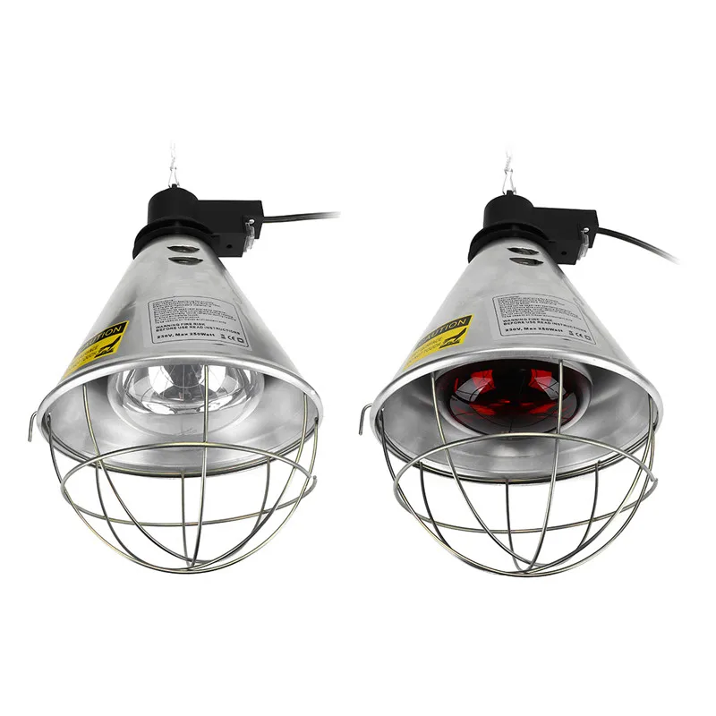 

for Animals Warm Healthy Fitted with 2.5m Power Cable 240V 250W E27 Poultry Heat Incubator Lamp Bulb with EU Plug Adapter