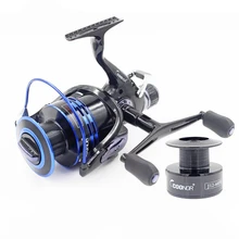 J12-3000-6000 предварительно после загрузки спиннинговая Рыболовная катушка Приманка двойная линия чашка seaknight Карп Передаточное отношение 5,1: 1 5,5: 1 ручка катушки