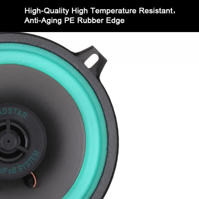 1pcs 5 Inch 100W Universal Car HiFi Coaxial Speaker Vehicle Door Auto Audio Music Stereo Full Range Frequency Speakers for Cars