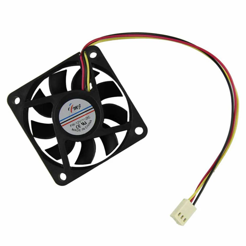 

60mm PC CPU Cooling Fan 12v 3 Pin Computer Case Cooler Quiet Molex Connector Futural Digital Dorp Shipping AUGG9