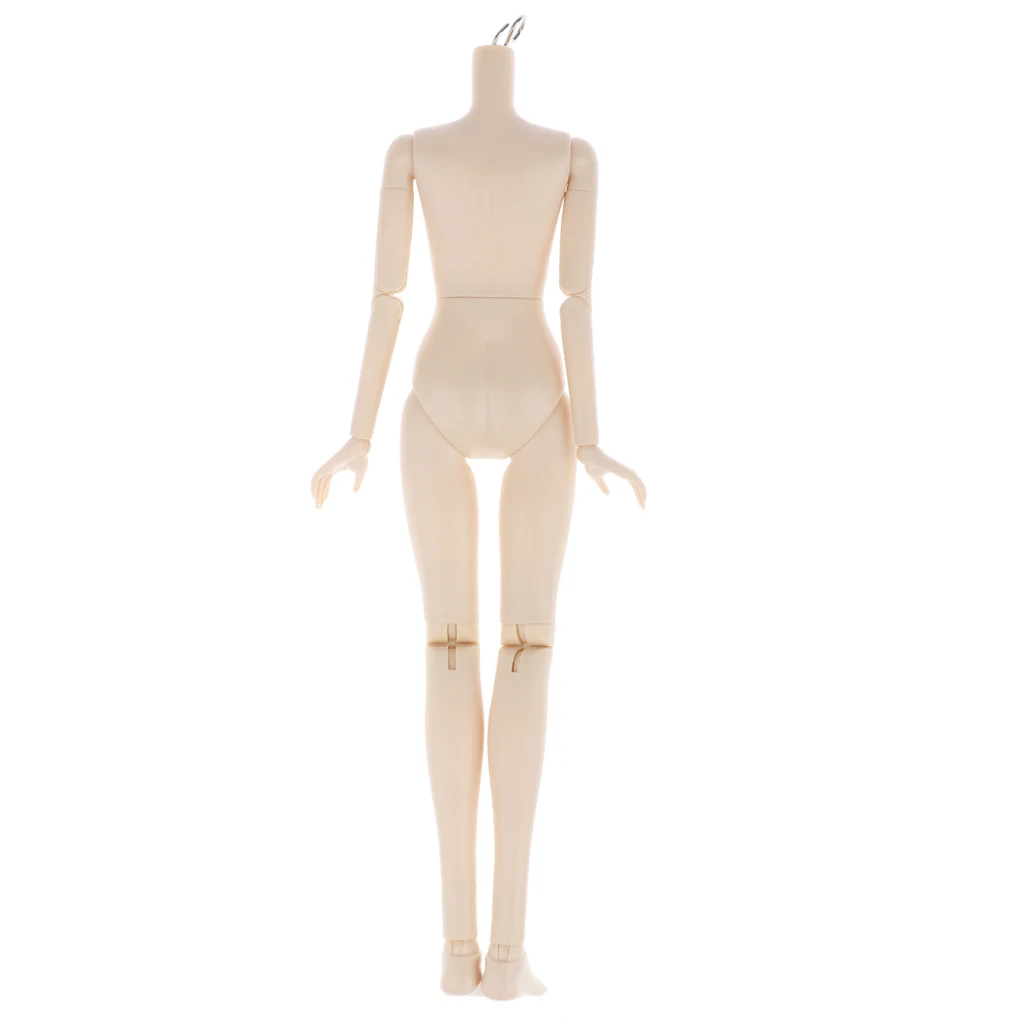 

Flexible 16 Joints 1/4 BJD SD Modern Girl Body without Head Normal Skin, for OB Kurhn Doll Custom Use -Small Breast