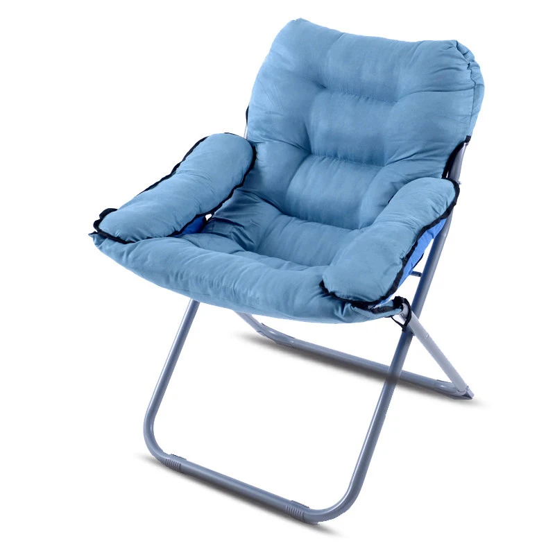  Soft Lazy Sofa Single Reclining Chair Soft Thickened Cushion Short Plush Foldable Leisure Computer 