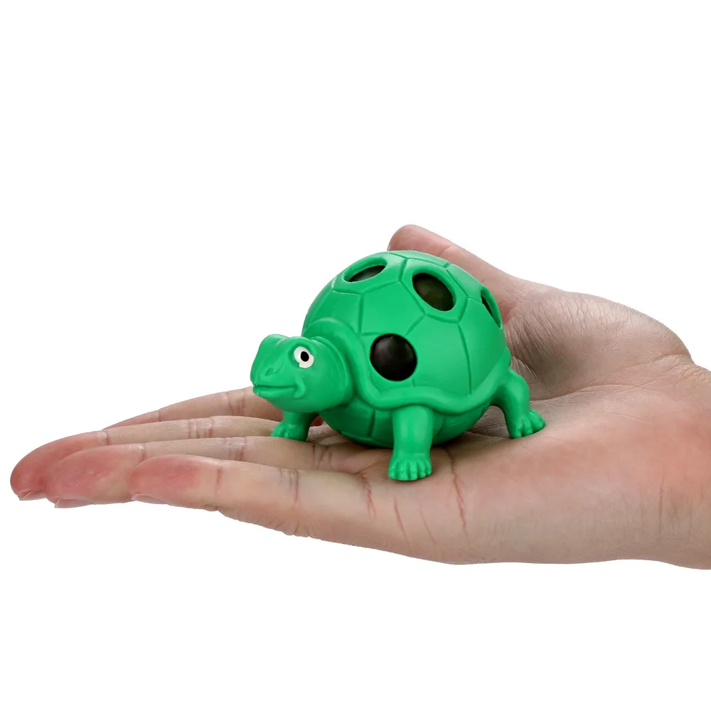 Расслабляющая игрушка skuishy animales губчатая бусина Радужный шар игрушка сжимаемая мягкая игрушка для снятия стресса игрушка Черепаха для детей D300129