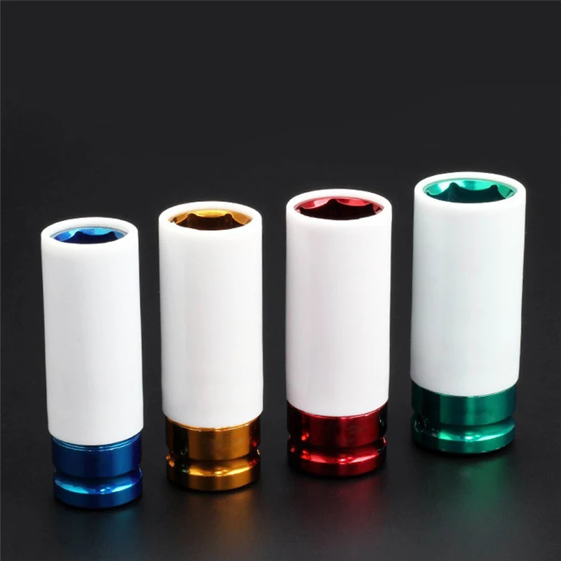 

Socket Wrench Colorful Sleeve The essential Tire protection sleeve auto repair socket head wrench tool 19mm 21mm 22mm