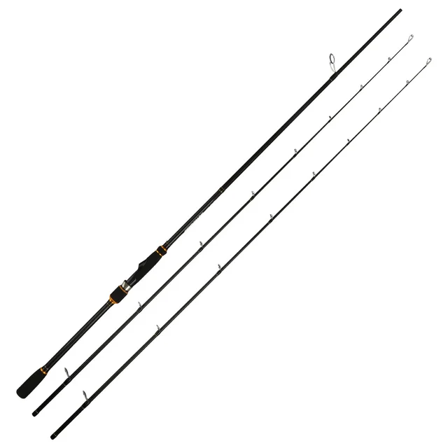 US $38.24 Johncoo Gladiator 2.4m Spinning Fishing rod Extra-Fast Action M MH 2 Tips Carbon Rod Test 10-40g Se