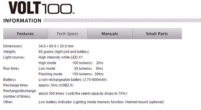 Discount CATEYE VOLT100/200 USB rechargeable lamp headlight flashlight equipped mountain bike cycling light 0 Discount CATEYE VOLT100/200 USB rechargeable lamp headlight flashlight equipped mountain bike cycling light 0