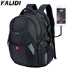 KALIDI Large Laptop bag 18.4 17.3 inch Black Computer Bags USB Charging Travel School Bag For Men Women Notebook Bags 17 Inch