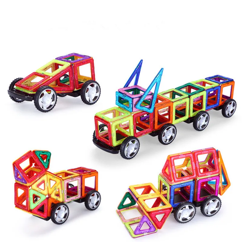 82Pcs Magformers 3D Diy Magnetic Building Blocks Matched Toy Magnetic Designer Plaything Bricks Kids Toys