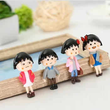 

Chi-bi Maruko Dolls Creative Handcrafts Models DIY Mininature Dollhouse/Miniascape Accessories Cute Toys for Children さくら ももこ