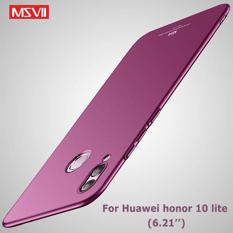 Чехол для Honor 10 Msvii Тонкий матовый чехол Huawei Lite PC View V10 чехол|Бамперы| |