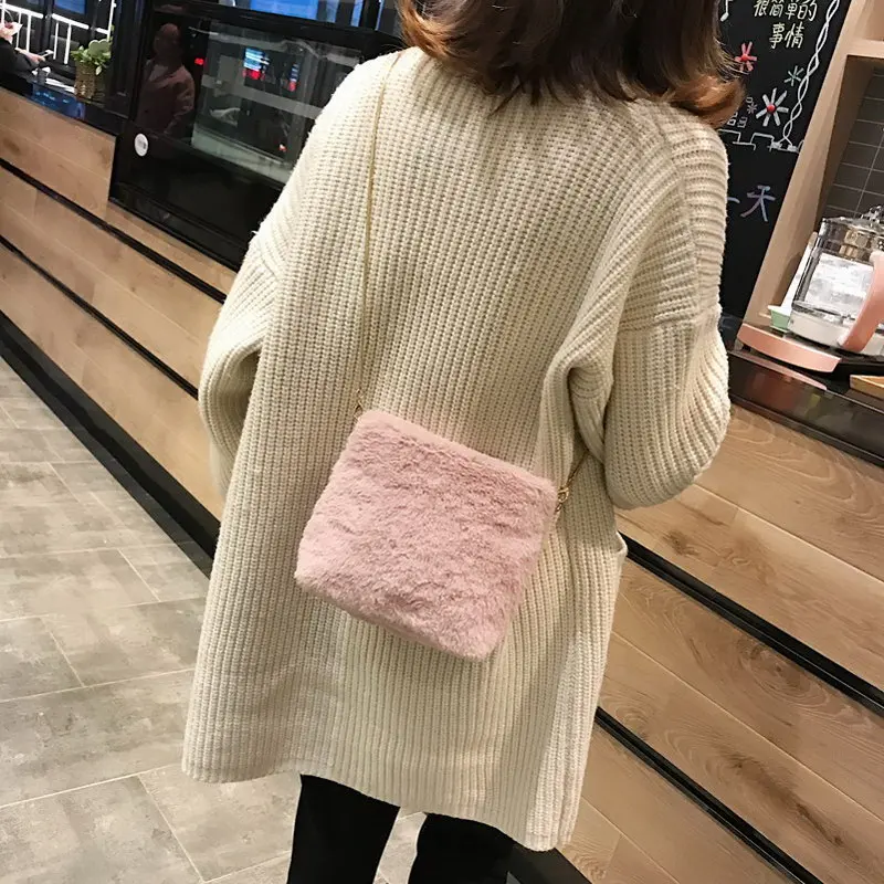 Janespri NEW Women Bags Velour Chain Flap Shoulder Bags for Women Female Messenger Bag Girls Crossbody Bag Handbags Sac A MainIMG_9399 (24)