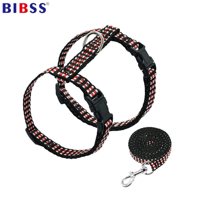 

Pet Cat Harness With Leash lead Reflective Vest Harvess Adjustable Cats leash For Kitten Puppy Small animals