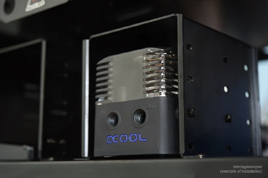 Alphacool резервуар для водяного охлаждения, резервуар, резервуар для воды с поддержкой установки D5, DDC, DC-LT насос, резервуар для воды, охлаждаемый гаджет