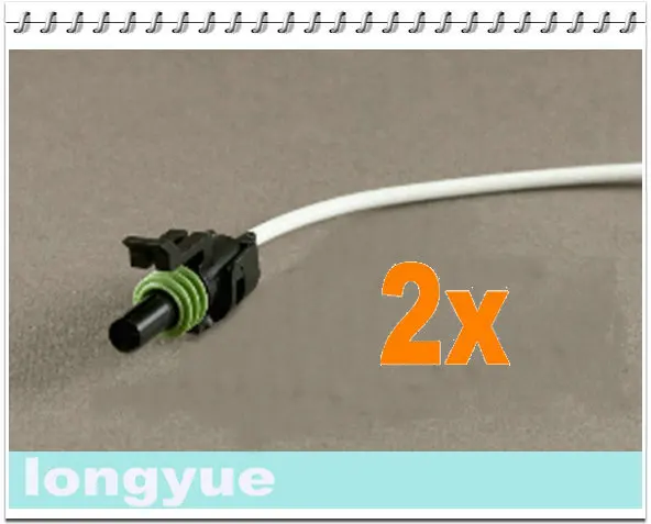 Longyue 2 шт. 1-Way Женский comnector свинья хвост погодные обновления Провода Ремни 25 см Провода