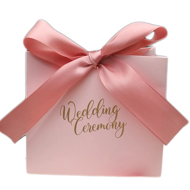 25 шт розовый цвет коробка конфет с винтажной розовой лентой для свадебной вечеринки/свадебные подарки для мероприятий подарочные украшения для хранения