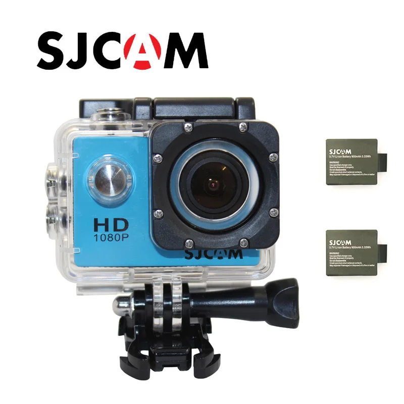 Оригинальная SJCAM SJ4000 HD спортивная камера действия Камера, позволяющая погружаться под воду на глубину до 30 м Водонепроницаемый Cam+ экстро аккумулятор 1 шт