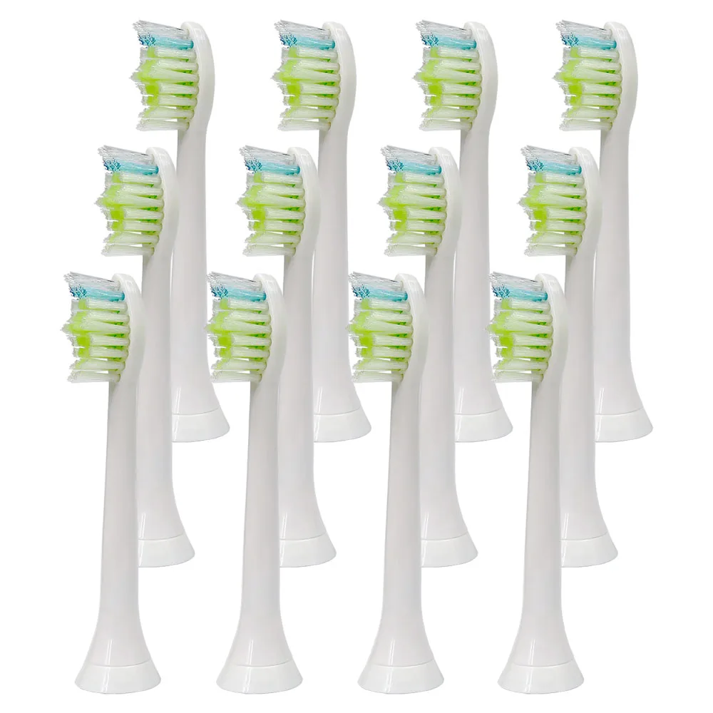 

12PCS Replacement Electric Toothbrushes Heads HX6064 Soft With Cover for Philips Sonicare ProResults HX9332 HX6930 HX9340 6950