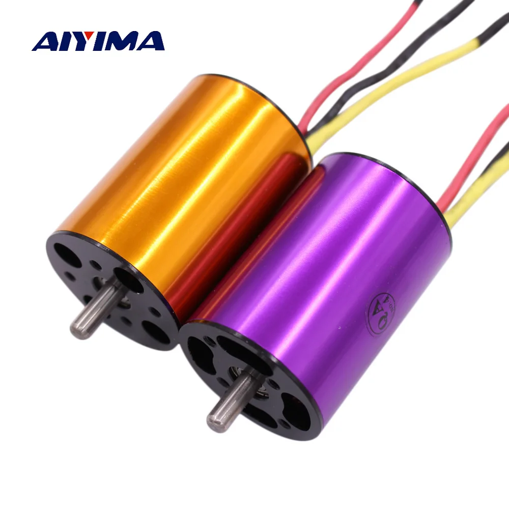 

AIYIMA 1Pc 3650 Brushless Motor New Remote Control Model Motors Internal Rotor 40A ESC High Speed Non-inductive Ship For RC Car