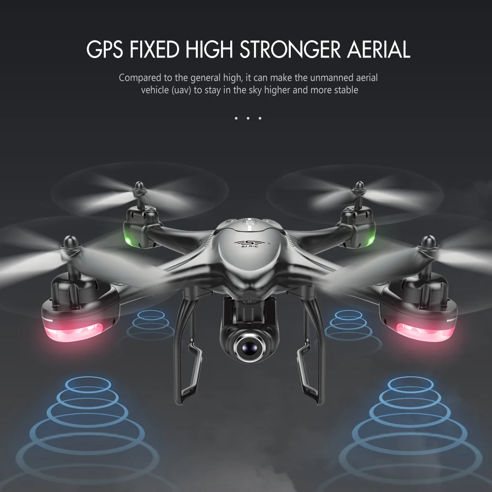 Drone 2.4G Professional Dual GPS Follow Me Quadrocopter with 1080P Camera HD 400 Metres RTF FPV GPS Helicopter RC Quadcopter VR