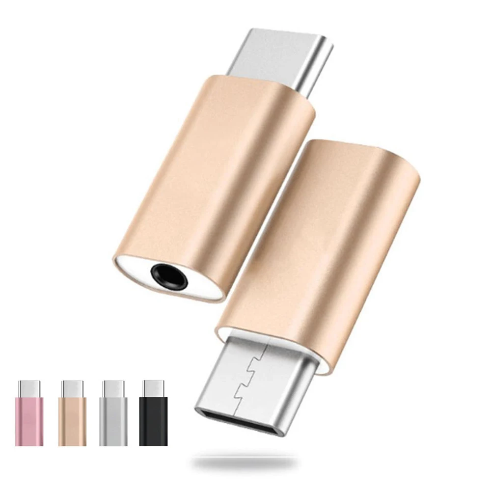 

1PC Metal Type-C To 3.5mm AUX Jack Earphone USB-C Headphone Audio Mobile Phone Adapter Converter for Smartphone Accessories
