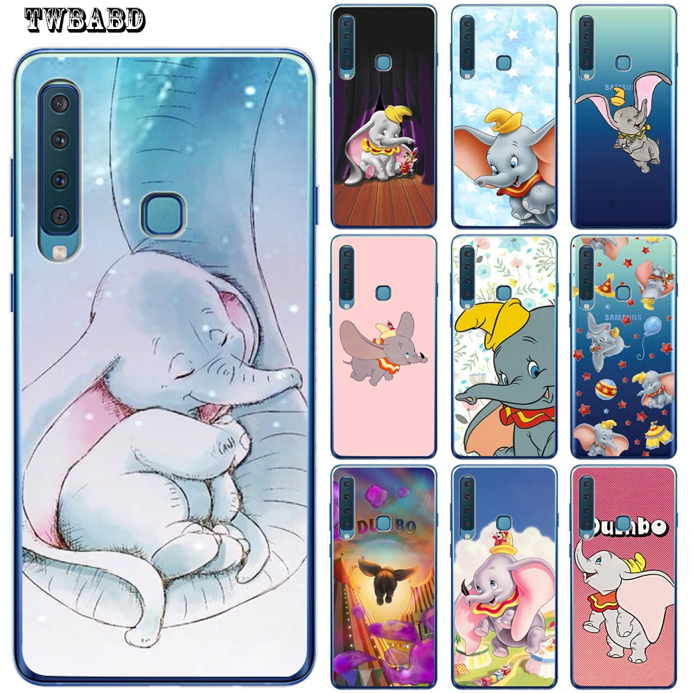 

Dumbo Soft Silicone Phone Case For Cover Samsung Galaxy A50 A20 A30 A40 A10 A70 M10 M20 Shell Capa Etui Back Cover