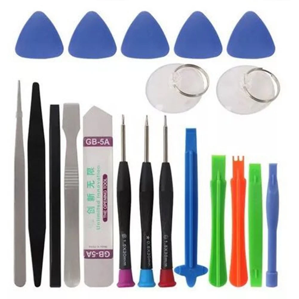 Mobile Phone Repair Set Hand Disassembly Screwdrivers Screen Opening Plier Suction Cup Smartphone Repairing Tool Set #25