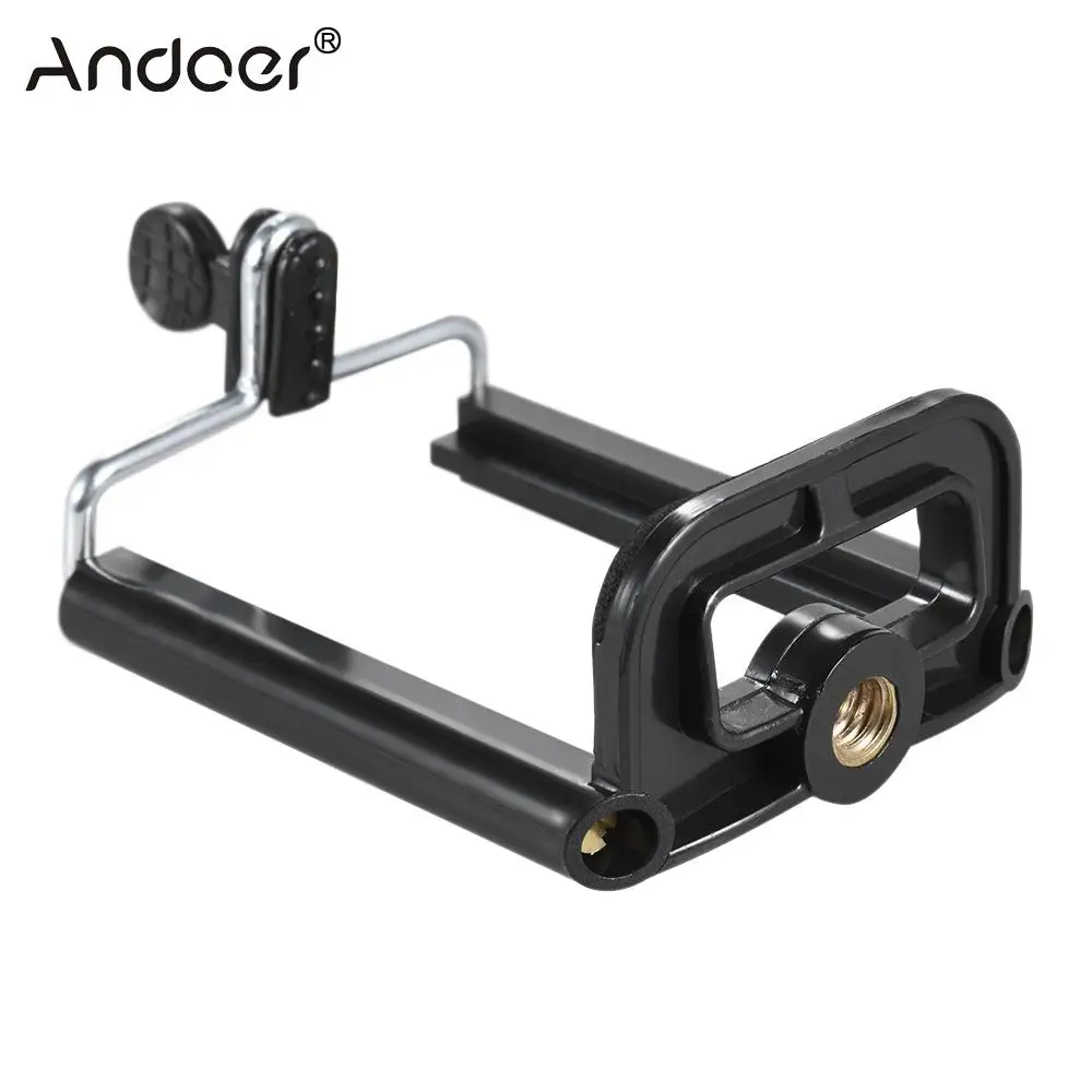 

Universal Smartphone Clip Holder Mount Bracket Adapter for Mobile Phone Camera Cell Phone Tripod Stand Mount Adapter Monopod