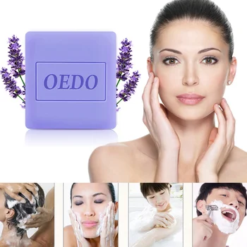 

Deep Cleaning Brighten Skin tone Face Care Improve Pores Beauty Health Soap Lavender Extract Moisturizing Handmade Soap TSLM1
