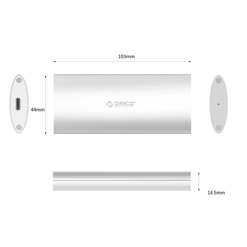 ORICO алюминиевый сплав M.2 к Micro B высокоскоростной жесткий диск драйвер коробка SSD корпус для Mac для Linux для окна USB3.0 для MacOS