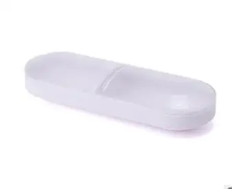XUNZHE квадратный прозрачный акриловый макияж очищающий хлопок Чистящая бутылка для хранения ногтей коробка для хранения салфеток - Цвет: white